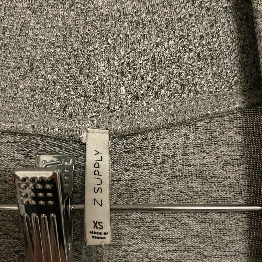 Z supply grey cardigan